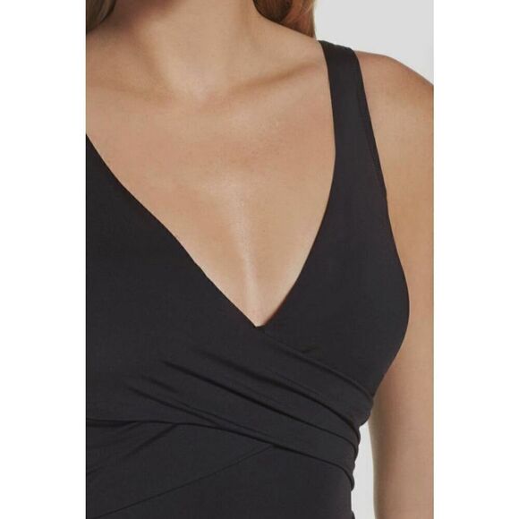 New. Tommy Bahama black tummy control swimsuit. Normally $149. Size 6 - Picture 7 of 11